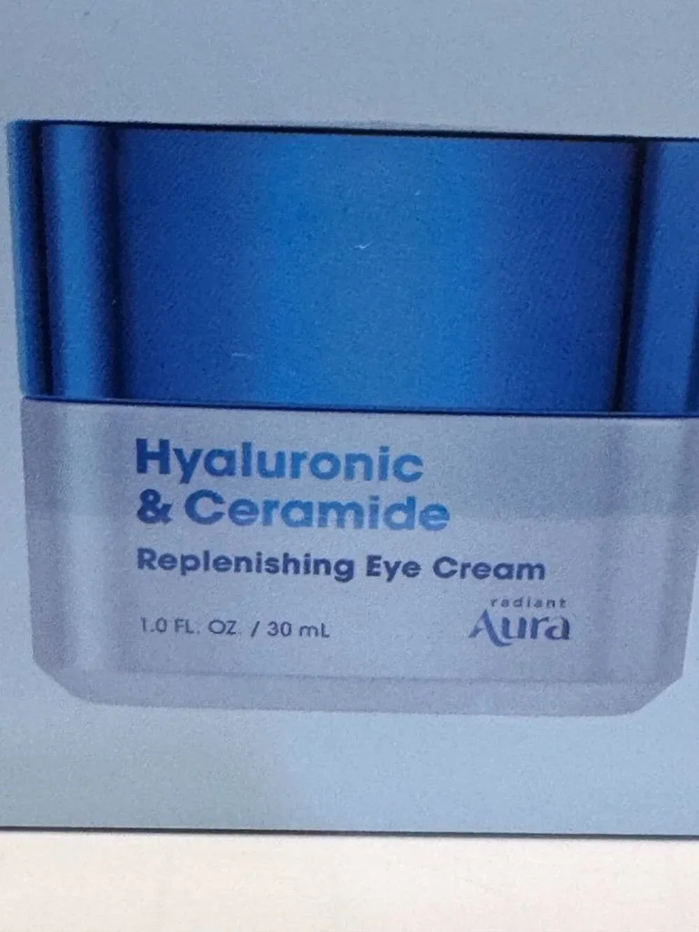 Radiant Aura Hyaluronic & Ceramide Replenishing Eye Cream 1.0 Fl. Oz. Anti-Aging